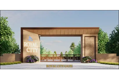 Image of the Royal City Gate, a landmark in Jaipur, associated with High Fly Real Estate Team's township in Rajasthan